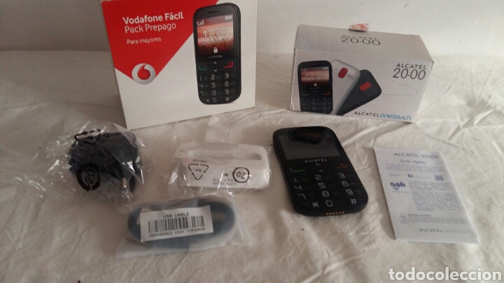 Vodafone lanza el Alcatel 20.00, un móvil para personas mayores