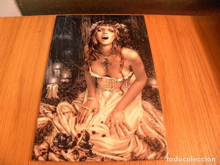 Segunda mano: AZULEJO FIGURA DE VAMPIRESA 30 X 20 CM - Foto 1