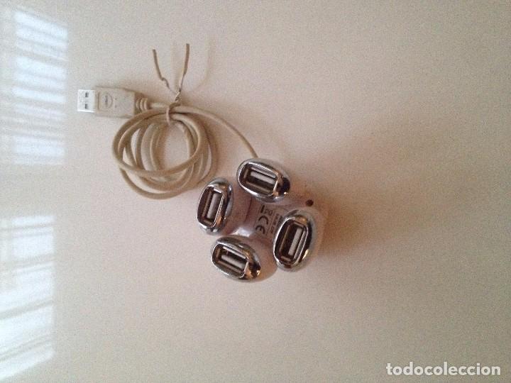 Segunda mano: MULTIPUERTO USB PARA 4 PUERTOS .PEDIDO MINIMO : 5&euro; - Foto 2