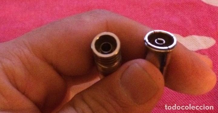 Segunda mano: Material el&eacute;ctrico. 2 adaptadores RCA a se&ntilde;al de antena. Nuevos. - Foto 6