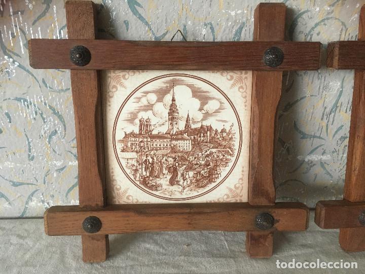 Segunda mano: PAREJA DE CUADRITOS CON AZULEJOS - Foto 2