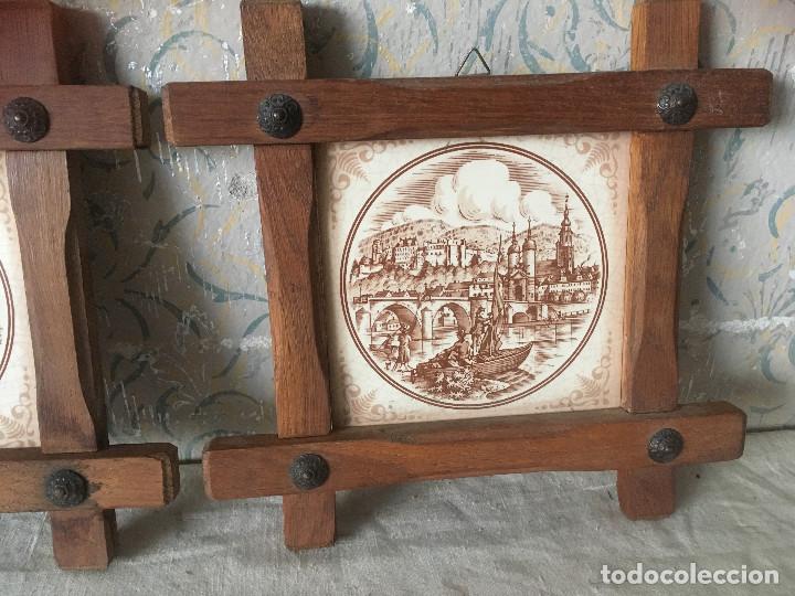 Segunda mano: PAREJA DE CUADRITOS CON AZULEJOS - Foto 3