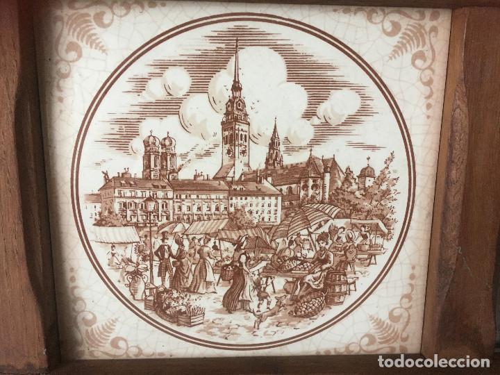 Segunda mano: PAREJA DE CUADRITOS CON AZULEJOS - Foto 5