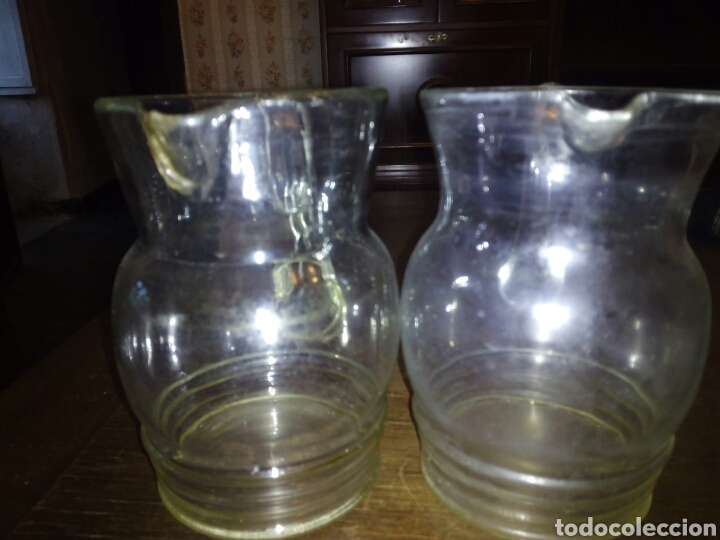 Segunda mano: 2 jarras de cristal soplado - Foto 3