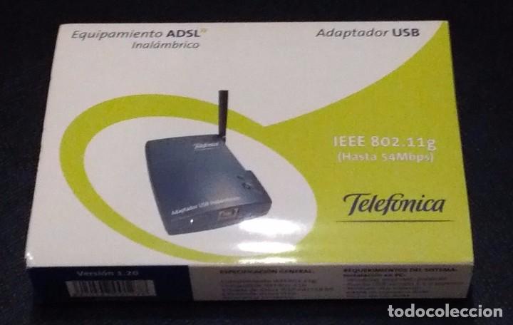 Segunda mano: ADAPTADOR USB INALAMBRICO - TELEFONICA - WINDOWS XP - Foto 2