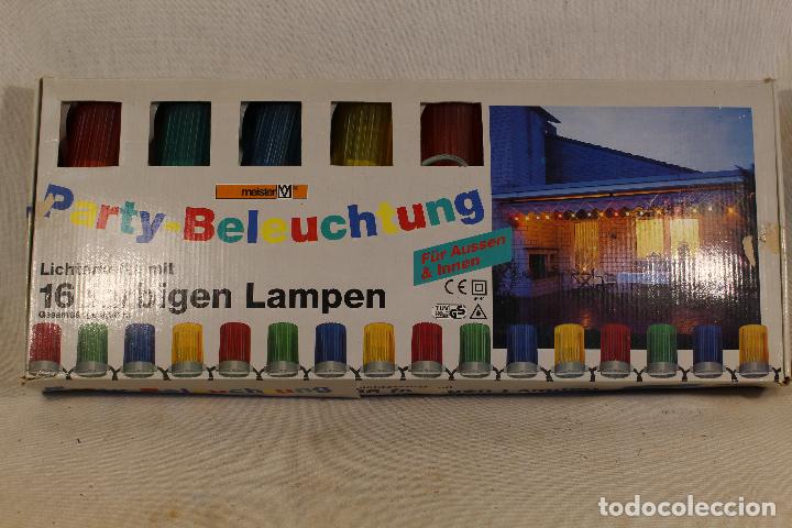 Segunda mano: 16 lamparas de colores party - beleuchung - Foto 1