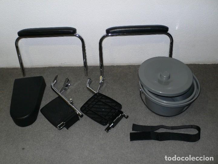 Segunda mano: SILLA DE RUEDAS DE INTERIOR CON INODORO - Foto 4