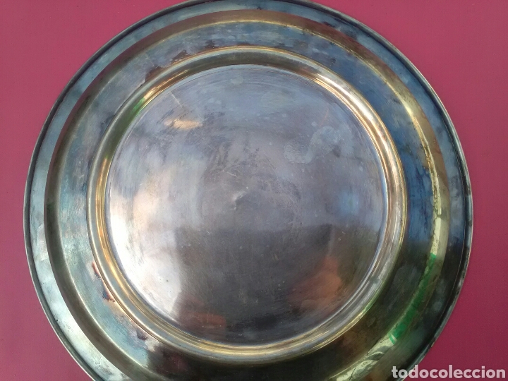 Segunda mano: Bandeja de alpaca plateada - Foto 5