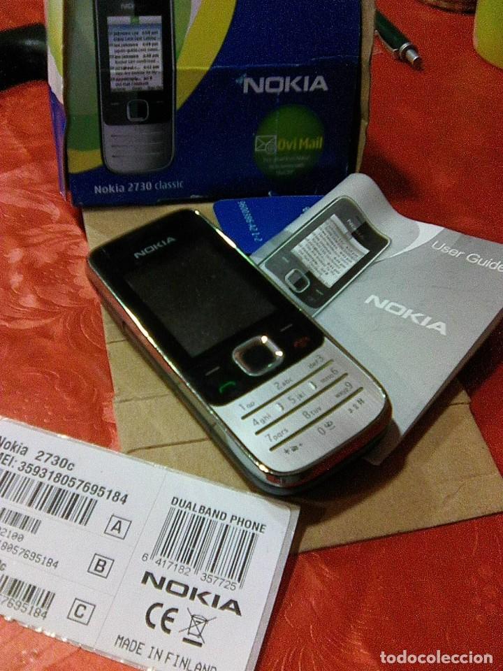 Segunda mano: tel&eacute;fono Nokia 2730 classic - con caja + instrucciones - Foto 2