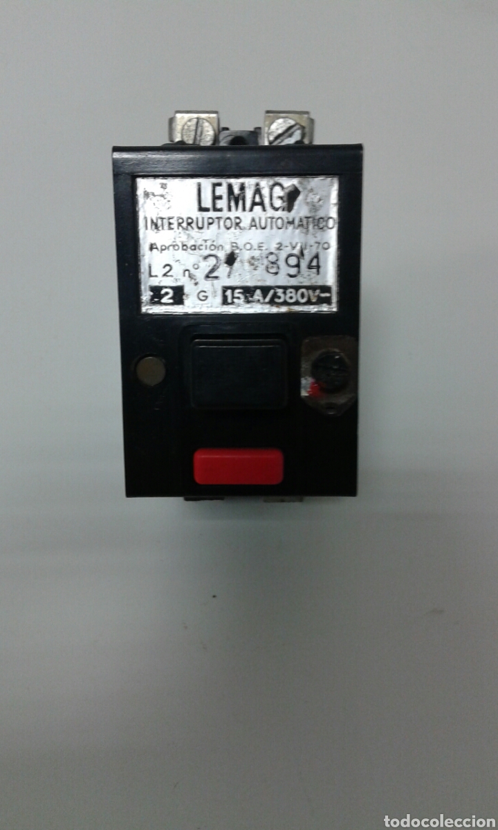 Segunda mano: Interruptor autom&aacute;tico lemag. - Foto 3