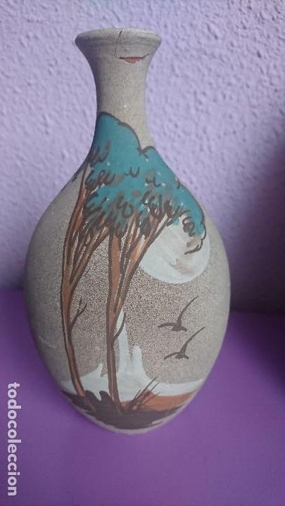 Segunda mano: FLORERO BARRO HECHO I PINTADO A MANO - Foto 1