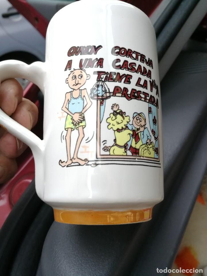 Segunda mano: JARRA TAZA CON REFRAN - Foto 3