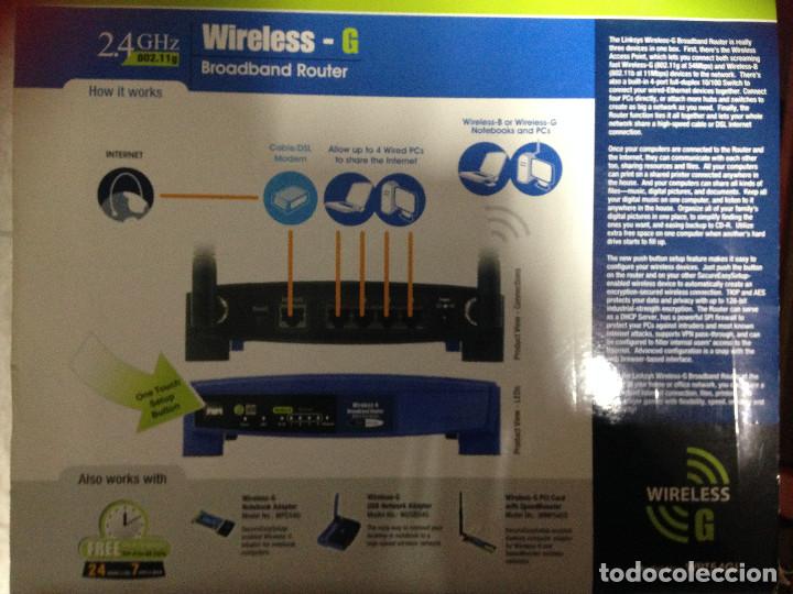 Segunda mano: Linksys WRT54GL-EU - Router inal&aacute;mbrico Wireless-G - Foto 6