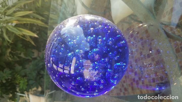 Segunda mano: PISAPAPELES CRISTAL REDONDO - 10 CM. - Foto 1