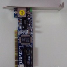 Segunda Mano: TARJETA DE RED ZYXEL RTL8139D 10/100 MB SLOT PCI. Lote 112864539