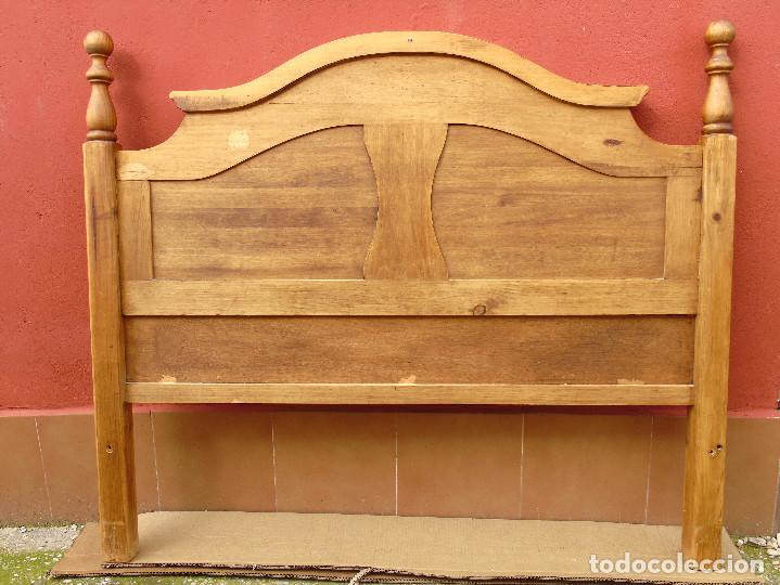 Cama Rustica De Madera De Pino Tallada Cabecer Comprar En Todocoleccion