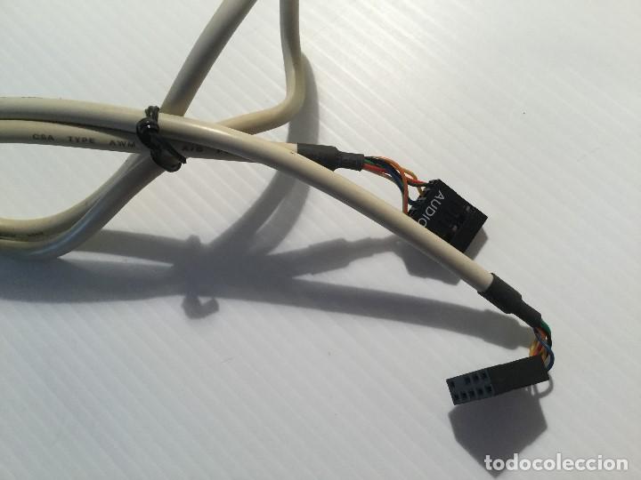 Segunda mano: Cables internos panel frontal del PC VCC AUDIO GROUND TYPE AWM - Foto 4