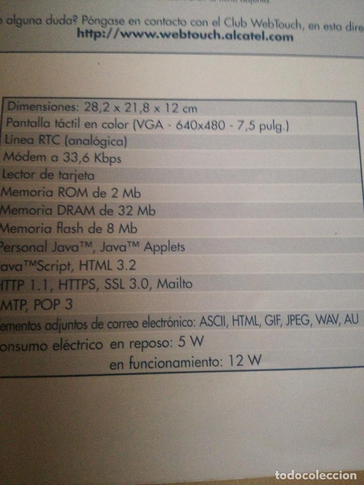 Segunda mano: TELEFONO ALCATEL WEB TOUCH - Foto 6