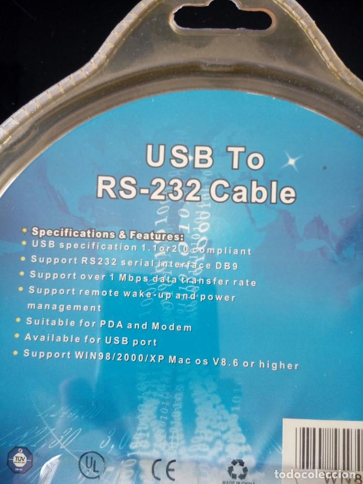 Segunda mano: Cable USB a RS 232 . Precintado. Embalaje original - Foto 2
