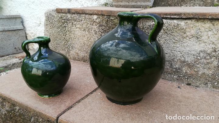 Segunda mano: JUEGO 2 JARRONES EN VERDE OSCURO - Foto 5