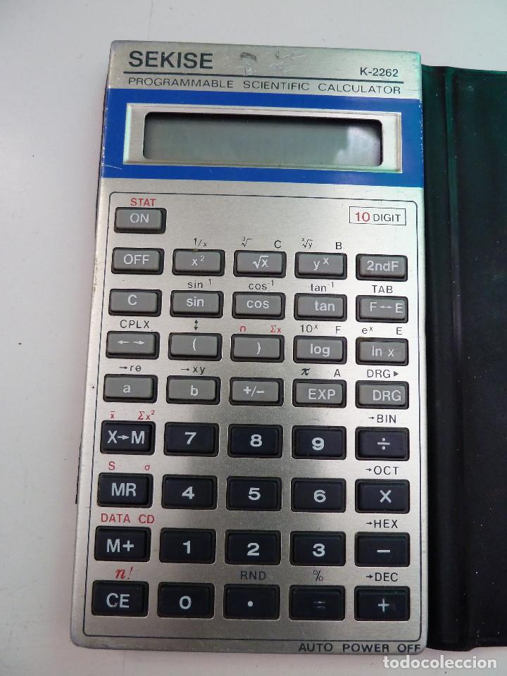 Segunda mano: CALCULADORA SEKISE PROGRAMMABLE SCIENTIFIC CALCULATOR - Foto 4