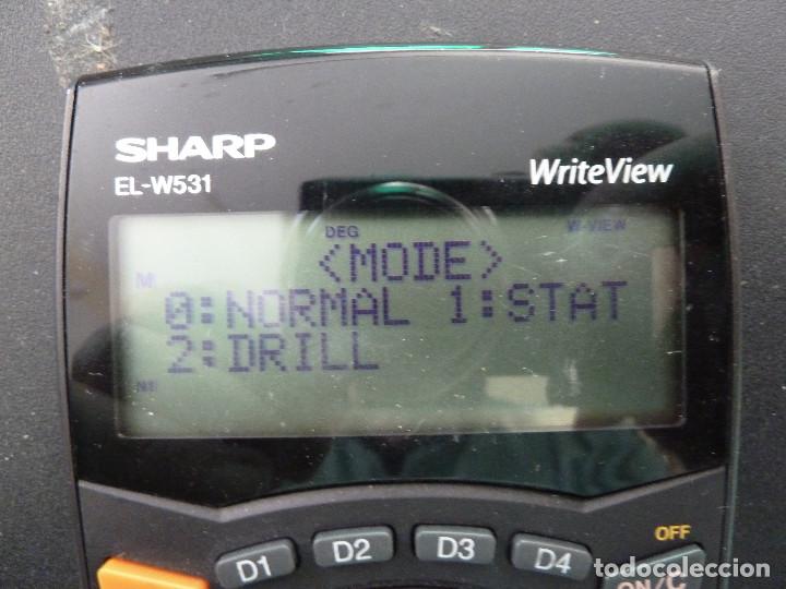 Segunda mano: CALCULADORA SHARP EL-W531 - Foto 6