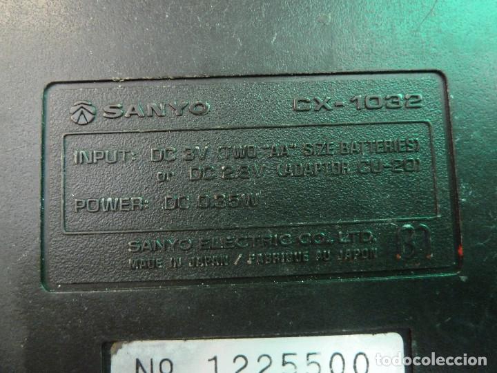 Segunda mano: CALCULADORA SANYO CX1032 - Foto 4