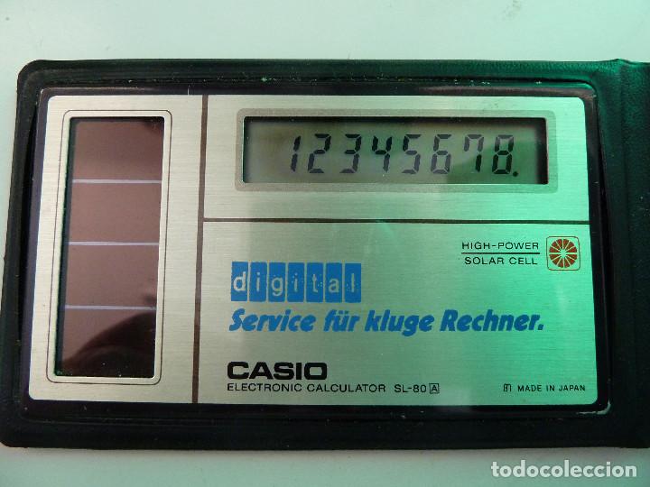 Segunda mano: CALCULADORA CASIO SL-80A - Foto 4