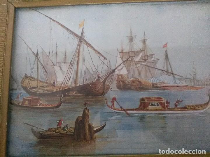 Segunda mano: Lote de 2 cuadros de barcos - Foto 3