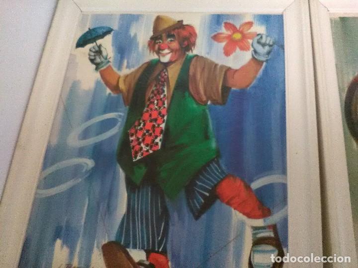 Segunda mano: Lote de 3 cuadros de payasos, Bargallo - Foto 2