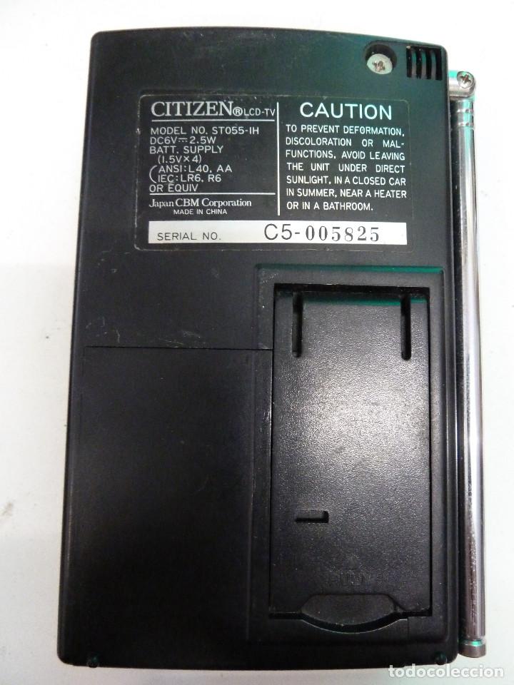 Segunda mano: MINI TELEVISOR CITIZEN ST055-IH - Foto 2