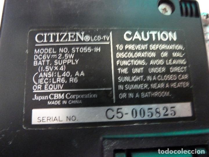 Segunda mano: MINI TELEVISOR CITIZEN ST055-IH - Foto 3