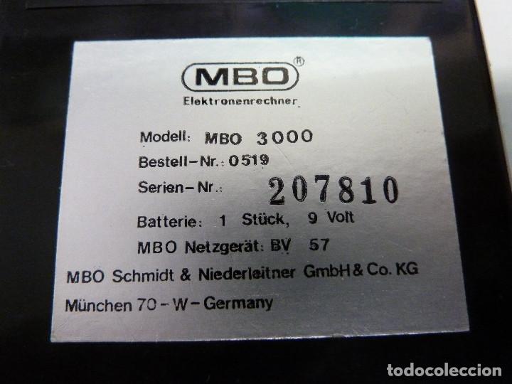 Segunda mano: CALCULADORA MBO 3000 - Foto 5