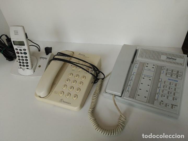 Segunda mano: Lote de 3 tel&eacute;fonos Telef&oacute;nica, modelos Famitel, Netcom y Forma - Foto 1