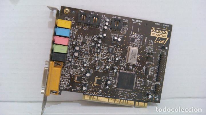 Segunda mano: TARJETA DE SONIDO SOUND BLASTER LIVE - Foto 1