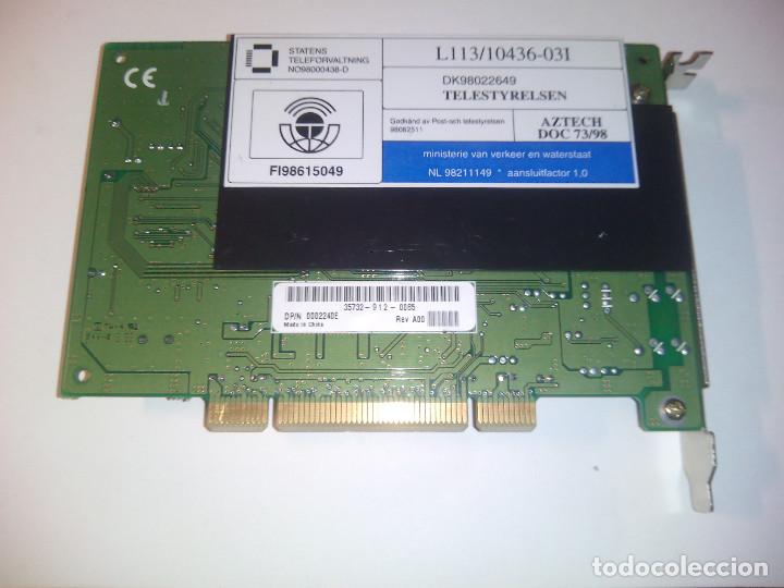 Segunda mano: TARJETA FAX MODEM MDP3858-W PCI - Foto 3