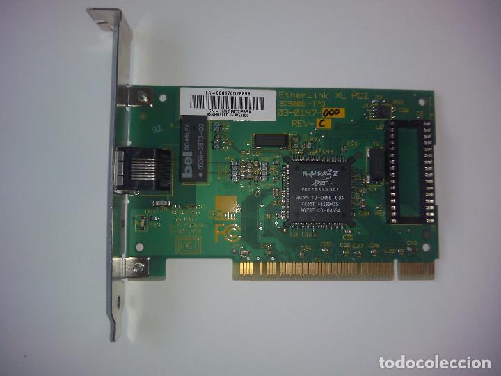 Segunda mano: TARJETA DE RED PCI RJ45 3COM LAN - Foto 1