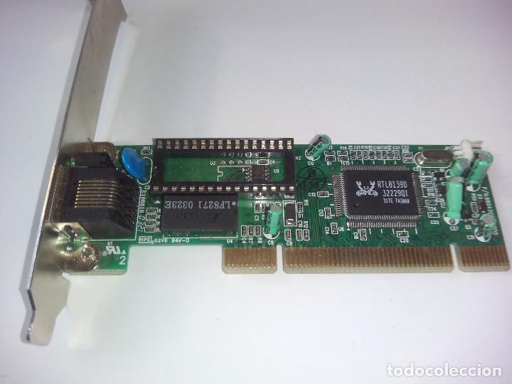 Segunda mano: TARJETA DE RED ETHERNET LAN PCI - Foto 1