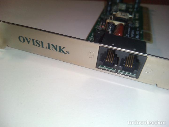 Segunda mano: TARJETA FAX MODEM OVISLINK PCI - Foto 2