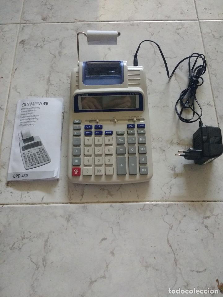 Segunda mano: Calculadora Olympia. Modelo CPD-430. - Foto 1