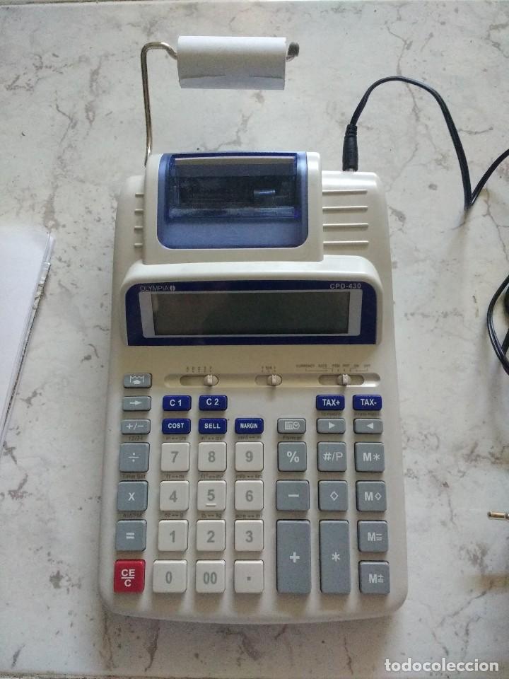 Segunda mano: Calculadora Olympia. Modelo CPD-430. - Foto 2
