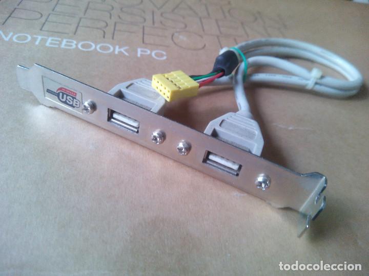 Segunda mano: ADAPTADOR PUERTO USB DOBLE A PLACA BASE - Foto 1