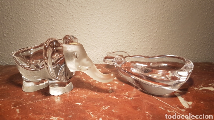 Segunda mano: ELEFANTE Y PERA DE CRISTAL - Foto 1