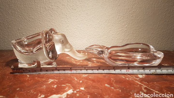 Segunda mano: ELEFANTE Y PERA DE CRISTAL - Foto 2