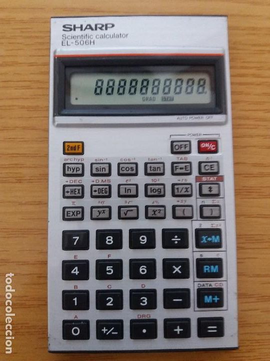 Segunda mano: Calculadora sharp EL-506H CIENTIFICA funda 90S perfecta eso - Foto 3