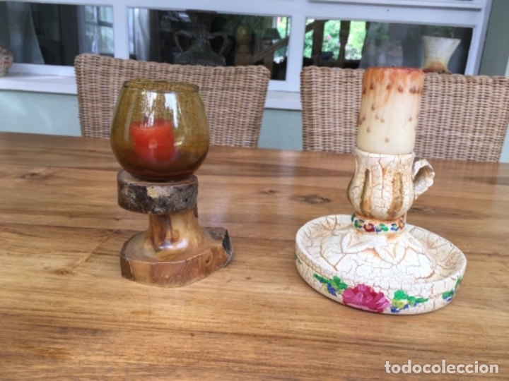 Segunda mano: DOS PORTAVELAS - Foto 2