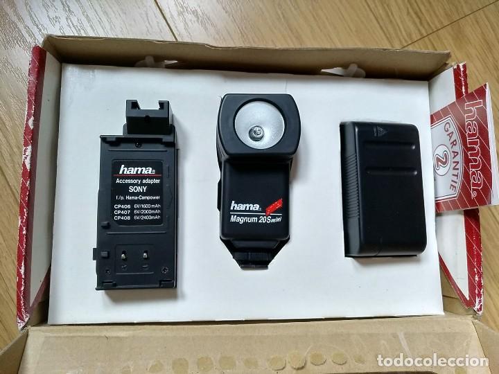 Segunda mano: LUZ PARA VIDEOCAMARA HAMA COMPATIBLE CON CANON NIKON FUJI ... - Foto 3