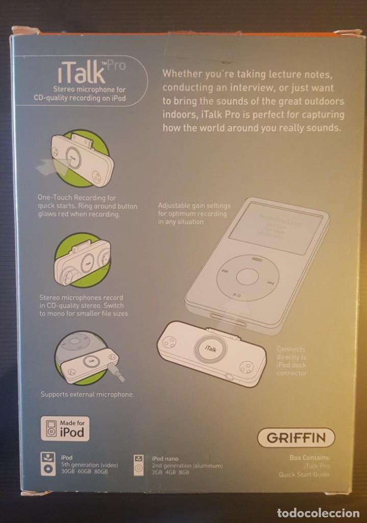 Segunda mano: Micro stereo para grabar en iPod (Griffin iTalk pro)_NUEVO - Foto 2