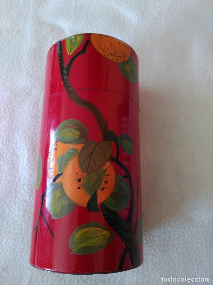 Segunda mano: Lata para te, pintada a mano - Foto 1