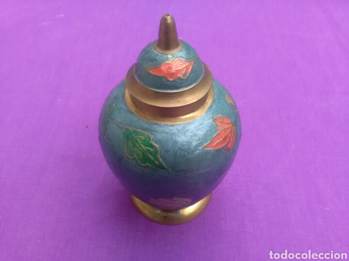 Segunda mano: Bombonera de metal esmaltada - Foto 2